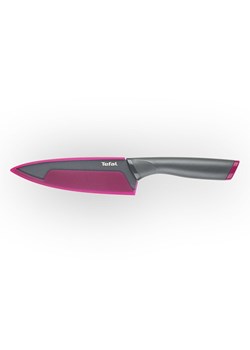 Tefal Nóż kuchenny &quot;Fresh Kitchen&quot; w kolorze szaro-różowym - dł. 15 cm ze sklepu Limango Polska w kategorii Noże kuchenne - zdjęcie 178552482
