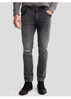 Jeansy męskie skinny z przetarciami 7/8 szare Jeffray Cropped 898 ze sklepu Big Star w kategorii Jeansy męskie - zdjęcie 178559164