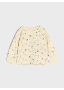 Sinsay - Ocieplana bluza z podwijanymi mankietami - kremowy - id: 3224J-02X - marki Sinsay - 178562032 Sinsay - Ocieplana bluza z podwijanymi mankietami - kremowy ze sklepu Sinsay w kategorii Odzież dla niemowląt - zdjęcie 178562032