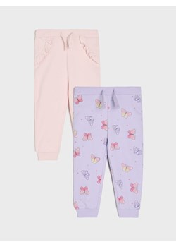 Sinsay - Spodnie 2 pack - fioletowy ze sklepu Sinsay w kategorii Odzież dla niemowląt - zdjęcie 178562033