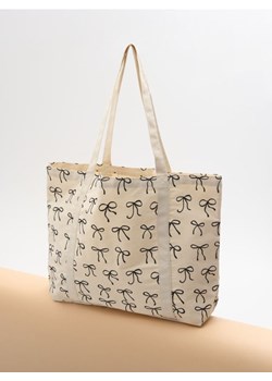 Sinsay - Torebka - kremowy ze sklepu Sinsay w kategorii Torby Shopper bag - zdjęcie 178562060