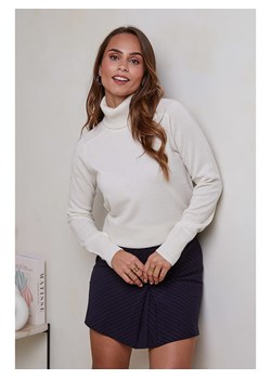 Soft Cashmere Kaszmirowy golf w kolorze kremowym ze sklepu Limango Polska w kategorii Swetry damskie - zdjęcie 178564751