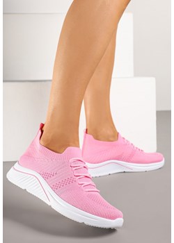 Fuksjowe Siateczkowe Buty Sportowe Sneakersy na Zdobionej Podeszwie Talloti ze sklepu renee.pl w kategorii Buty sportowe damskie - zdjęcie 178569371