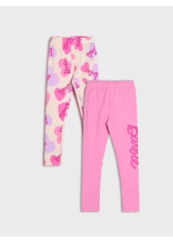 Sinsay - Legginsy 2 pack Barbie - różowy ze sklepu Sinsay w kategorii Spodnie dziewczęce - zdjęcie 178573234