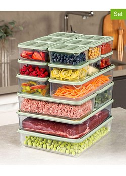 Violeta Home Pojemniki (18 szt.) w kolorze zielonym ze sklepu Limango Polska w kategorii Pojemniki kuchenne - zdjęcie 178574541