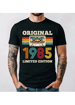 Koszulka na 40 urodziny męska czarna ORIGINAL 1985 ze sklepu Time For Fashion w kategorii T-shirty męskie - zdjęcie 178574871