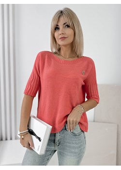 sweter gabia koralowy one size ze sklepu UBRA w kategorii Swetry damskie - zdjęcie 178576333