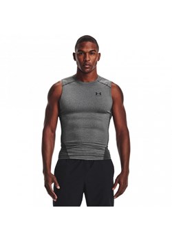 Męski top treningowy UNDER ARMOUR UA HG Armour Comp SL - szary ze sklepu Sportstylestory.com w kategorii T-shirty męskie - zdjęcie 178576811