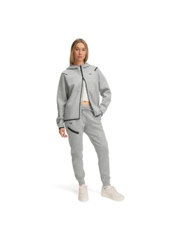 Damskie spodnie treningowe Under Armour Unstoppable Flc Jogger - szare ze sklepu Sportstylestory.com w kategorii Spodnie damskie - zdjęcie 178577040