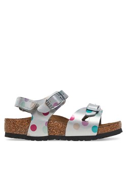 Sandały Birkenstock Rio As Kids 1029527 S Srebrny ze sklepu eobuwie.pl w kategorii Sandały dziecięce - zdjęcie 178579752