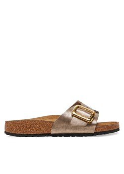 Klapki Birkenstock Catalina Cushion Buckle 1029416 Brązowy ze sklepu eobuwie.pl w kategorii Klapki damskie - zdjęcie 178583632