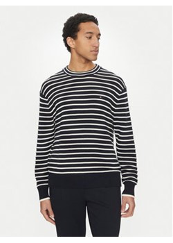 Tommy Hilfiger Bluza Breton MW0MW38944 Granatowy Regular Fit ze sklepu MODIVO w kategorii Swetry męskie - zdjęcie 178585422