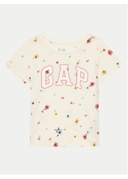 Gap T-Shirt 744725-00 Beżowy Regular Fit ze sklepu MODIVO w kategorii Bluzki dziewczęce - zdjęcie 178586004