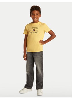 Tommy Hilfiger T-Shirt KB0KB09538 D Żółty Regular Fit ze sklepu MODIVO w kategorii T-shirty chłopięce - zdjęcie 178586333