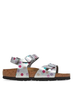 Birkenstock Sandały Rio As Kids 1029527 D Srebrny ze sklepu MODIVO w kategorii Sandały dziecięce - zdjęcie 178586943