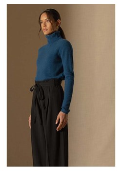 Perfect Cashmere Kaszmirowy golf &quot;Ashley&quot; w kolorze niebieskim ze sklepu Limango Polska w kategorii Swetry damskie - zdjęcie 178588844
