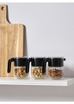 Sinsay - Pojemniki do przechowywania 3 pack - czarny ze sklepu Sinsay w kategorii Dom - zdjęcie 178592724