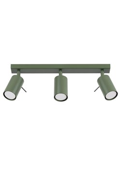 Zielona potrójna lampa sufitowa w loftowym stylu - M064 B6-L80 ze sklepu Edinos.pl w kategorii Lampy sufitowe - zdjęcie 178593322