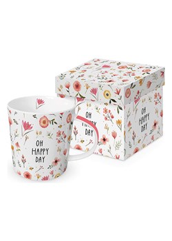 ppd Kubek jumbo &quot;Oh Happy Day&quot; ze wzorem - 350 ml ze sklepu Limango Polska w kategorii Naczynia - zdjęcie 178593723