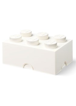 LEGO Pojemnik &quot;Brick 6&quot; w kolorze białym - 37,5 x 18 x 25 cm ze sklepu Limango Polska w kategorii Pojemniki kuchenne - zdjęcie 178593772