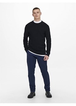 ONLY &amp; SONS Sweter &quot;Phil&quot; w kolorze czarnym ze sklepu Limango Polska w kategorii Swetry męskie - zdjęcie 178595760