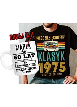 ZESTAW NA 50 URODZINY - KOSZULKA PLUS KUBEK Z IMIENIEM ze sklepu Time For Fashion w kategorii T-shirty męskie - zdjęcie 178598501