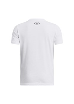 Chłopięcy t-shirt basic Under Armour UA B Sportstyle Lc SS - biały ze sklepu Sportstylestory.com w kategorii T-shirty chłopięce - zdjęcie 178599031