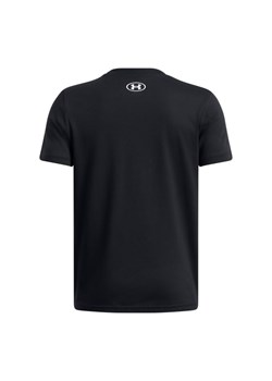 Chłopięcy t-shirt basic Under Armour UA B Sportstyle Lc SS - czarny ze sklepu Sportstylestory.com w kategorii T-shirty chłopięce - zdjęcie 178599034