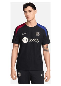 Męska koszulka piłkarska z krótkim rękawem Nike Dri-FIT ADV FC Barcelona Strike Elite - Czerń ze sklepu Nike poland w kategorii T-shirty męskie - zdjęcie 178601983