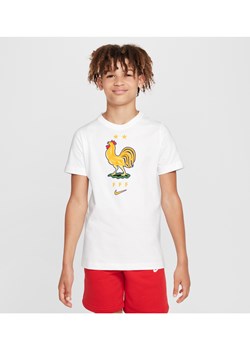 T-shirt piłkarski dla dużych dzieci Nike FFF - Biel ze sklepu Nike poland w kategorii T-shirty chłopięce - zdjęcie 178602132