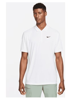 Męska koszulka polo do tenisa NikeCourt Dri-FIT - Biel ze sklepu Nike poland w kategorii T-shirty męskie - zdjęcie 178602212