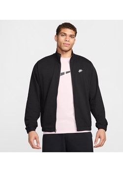 Męska kurtka z dzianiny Nike Club - Czerń ze sklepu Nike poland w kategorii Bluzy męskie - zdjęcie 178602390