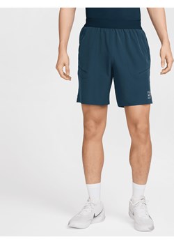 Męskie spodenki tenisowe 20 cm Dri-FIT NikeCourt Advantage - Niebieski ze sklepu Nike poland w kategorii Spodenki męskie - zdjęcie 178602600