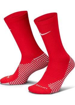 Klasyczne skarpety piłkarskie Nike Strike - Czerwony ze sklepu Nike poland w kategorii Skarpetki męskie - zdjęcie 178602710