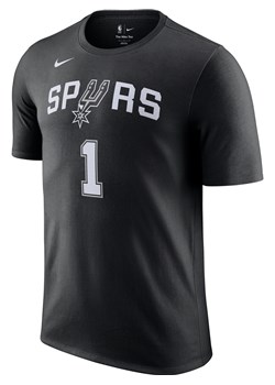 Męski T-shirt Nike NBA San Antonio Spurs - Czerń ze sklepu Nike poland w kategorii T-shirty męskie - zdjęcie 178602790
