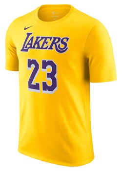 T-shirt męski Los Angeles Lakers Nike NBA - Żółty ze sklepu Nike poland w kategorii T-shirty męskie - zdjęcie 178604122
