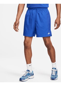 Męskie swobodne spodenki z tkaniny Nike Club - Niebieski ze sklepu Nike poland w kategorii Spodenki męskie - zdjęcie 178604350
