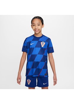 Koszulka piłkarska dla dużych dzieci Nike Dri-FIT Chorwacja Stadium 2024/25 (wersja wyjazdowa) – replika - Niebieski ze sklepu Nike poland w kategorii T-shirty chłopięce - zdjęcie 178604564