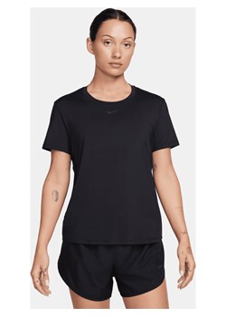 Damska koszulka z krótkim rękawem Dri-FIT Nike One Classic - Czerń ze sklepu Nike poland w kategorii Bluzki damskie - zdjęcie 178604654
