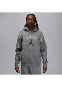 Męska bluza z kapturem Jordan Milan - Szary ze sklepu Nike poland w kategorii Bluzy męskie - zdjęcie 178605153