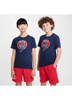 T-shirt piłkarski dla dużych dzieci Nike Paris Saint-Germain - Niebieski ze sklepu Nike poland w kategorii T-shirty chłopięce - zdjęcie 178605193