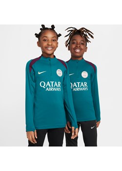 Treningowa koszulka piłkarska dla dużych dzieci Paris Saint-Germain Strike Nike Dri-FIT - Zieleń ze sklepu Nike poland w kategorii T-shirty chłopięce - zdjęcie 178605284