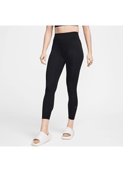 Damskie legginsy 7/8 z wysokim stanem Nike One - Czerń ze sklepu Nike poland w kategorii Spodnie damskie - zdjęcie 178605323