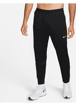 Męskie spodnie do biegania z dzianiny Nike Phenom Dri-FIT - Czerń ze sklepu Nike poland w kategorii Spodnie męskie - zdjęcie 178605484