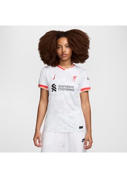 Damska koszulka piłkarska Nike Dri-FIT Liverpool F.C. Stadium 2024/25 (wersja trzecia) – replika - Biel ze sklepu Nike poland w kategorii Bluzki damskie - zdjęcie 178605752