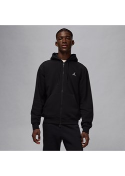Męska bluza z kapturem i zamkiem na całej długości Jordan Brooklyn Fleece - Czerń ze sklepu Nike poland w kategorii Bluzy męskie - zdjęcie 178605842