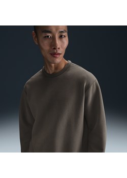 Męska bluza z półokrągłym dekoltem Dri-FIT Nike 24.7 ImpossiblySoft - Szary ze sklepu Nike poland w kategorii Bluzy męskie - zdjęcie 178605990