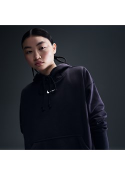 Damska bluza z kapturem o kroju oversize Nike Sportswear Phoenix Fleece - Czerń ze sklepu Nike poland w kategorii Bluzy damskie - zdjęcie 178606024