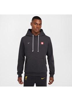 Męska bluza piłkarska z kapturem Nike Dri-FIT Liverpool F.C. Standard Issue (wersja trzecia) - Szary ze sklepu Nike poland w kategorii Bluzy męskie - zdjęcie 178606650