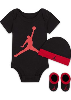 Trzyczęściowy zestaw dla niemowląt Jordan - Czerń ze sklepu Nike poland w kategorii Komplety niemowlęce - zdjęcie 178607053